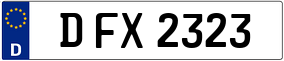 Truck License Plate